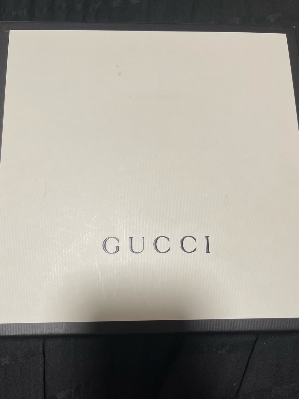 Authentic GUCCI Black and Tan Knit Ski Mask with Cream Accent Size L - Picture 8 of 8